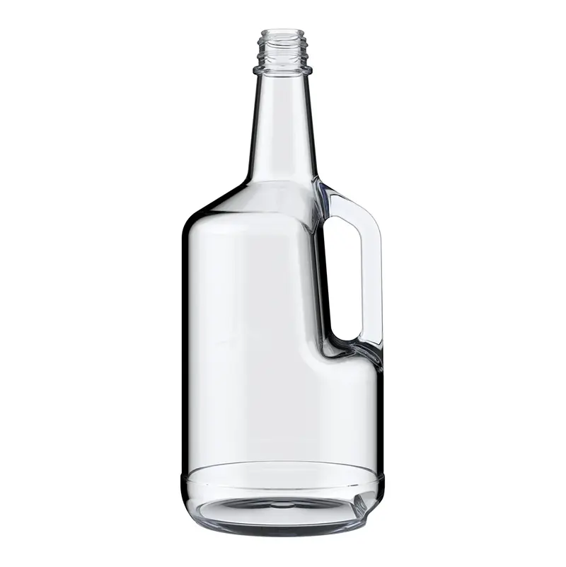 1,75 l stiklinis alkoholinių gėrimų ąsotis su rankena